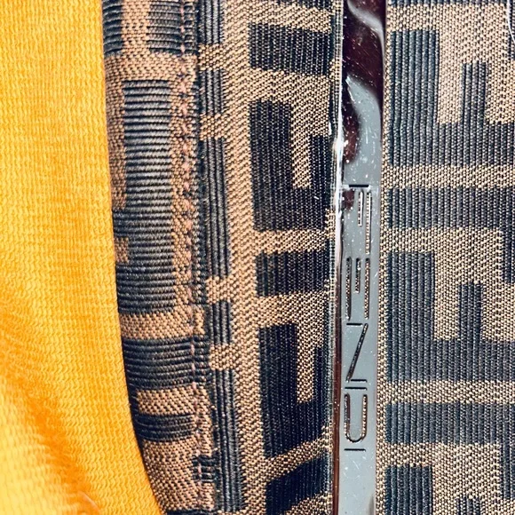 Fendi Brown Monogram Shoulder Bag - Picture 7 of 9